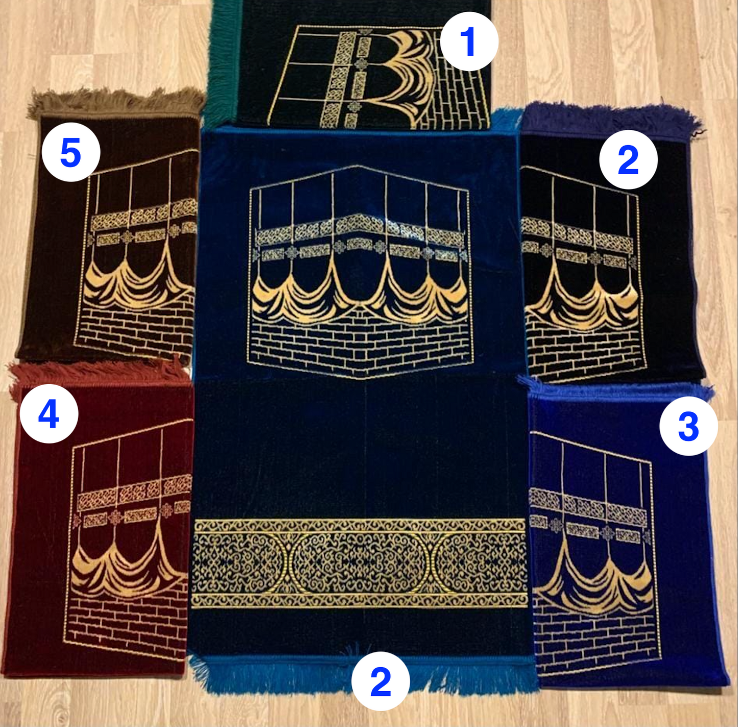 Kaaba Noor Luxury Prayer Mat