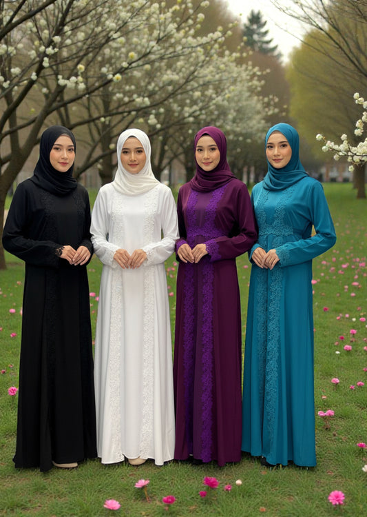 Azure Seraphine Abaya