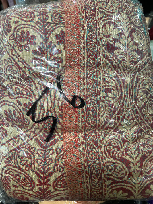 Paisley Open Pashmina Cashmere Abaya SIZE 56
