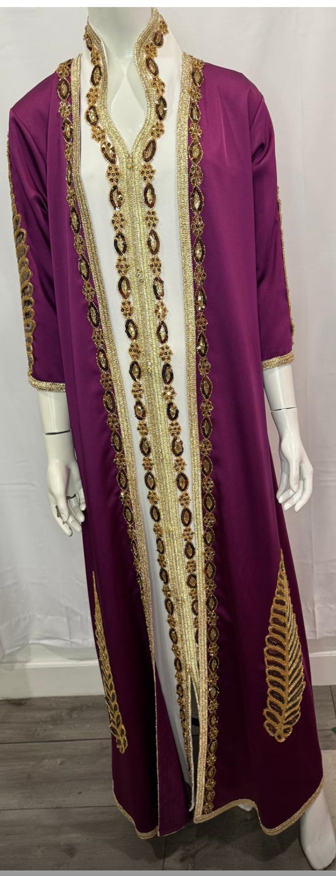 Purple Event Kaftan 2 pieces