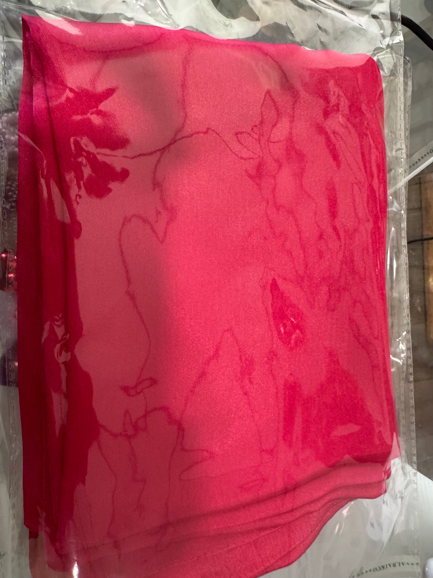 Satin Hijabs with pill at the end