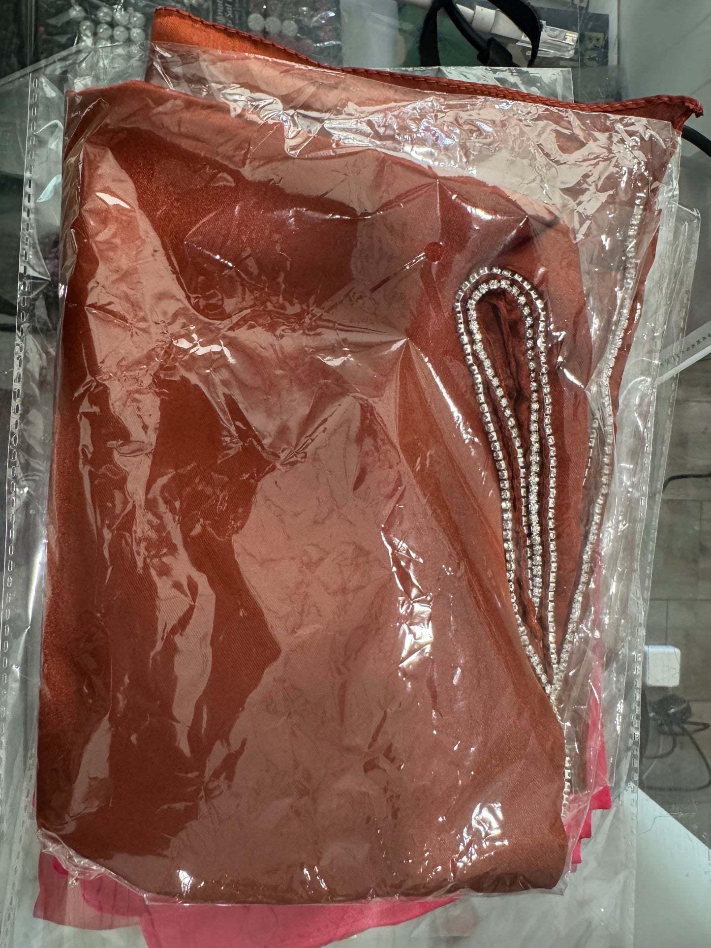 Satin Hijabs with pill at the end