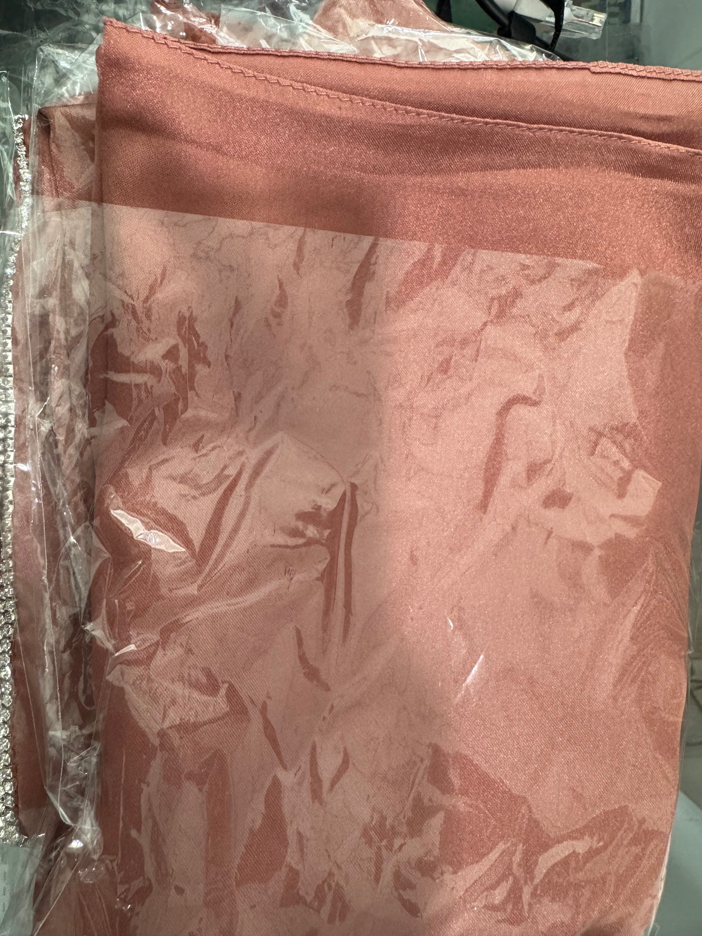 Satin Hijabs with pill at the end