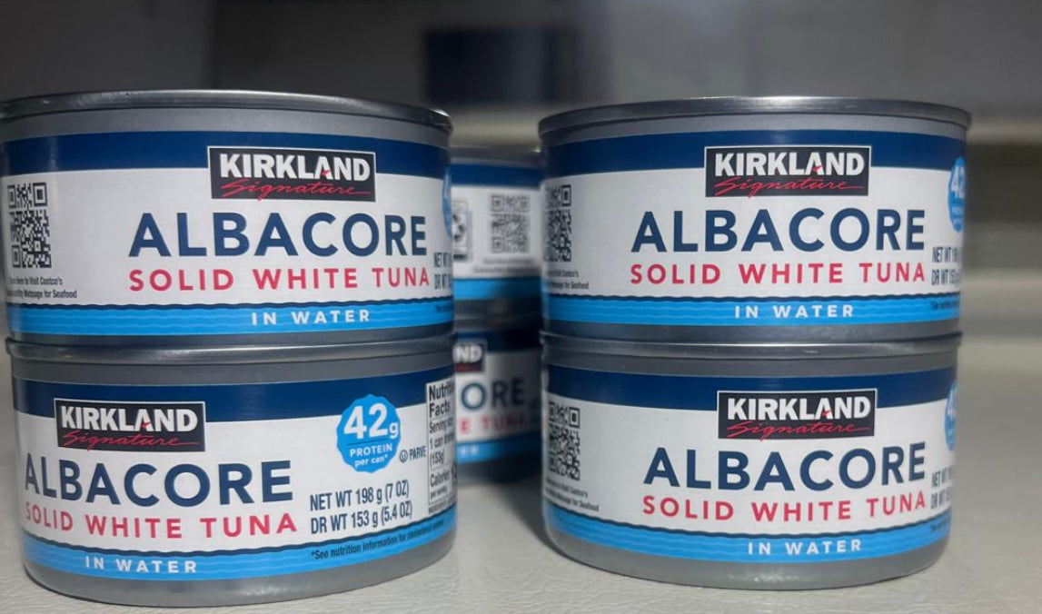 Kirkland Signature Albacore Solid White Tuna in Water 7 Ounce