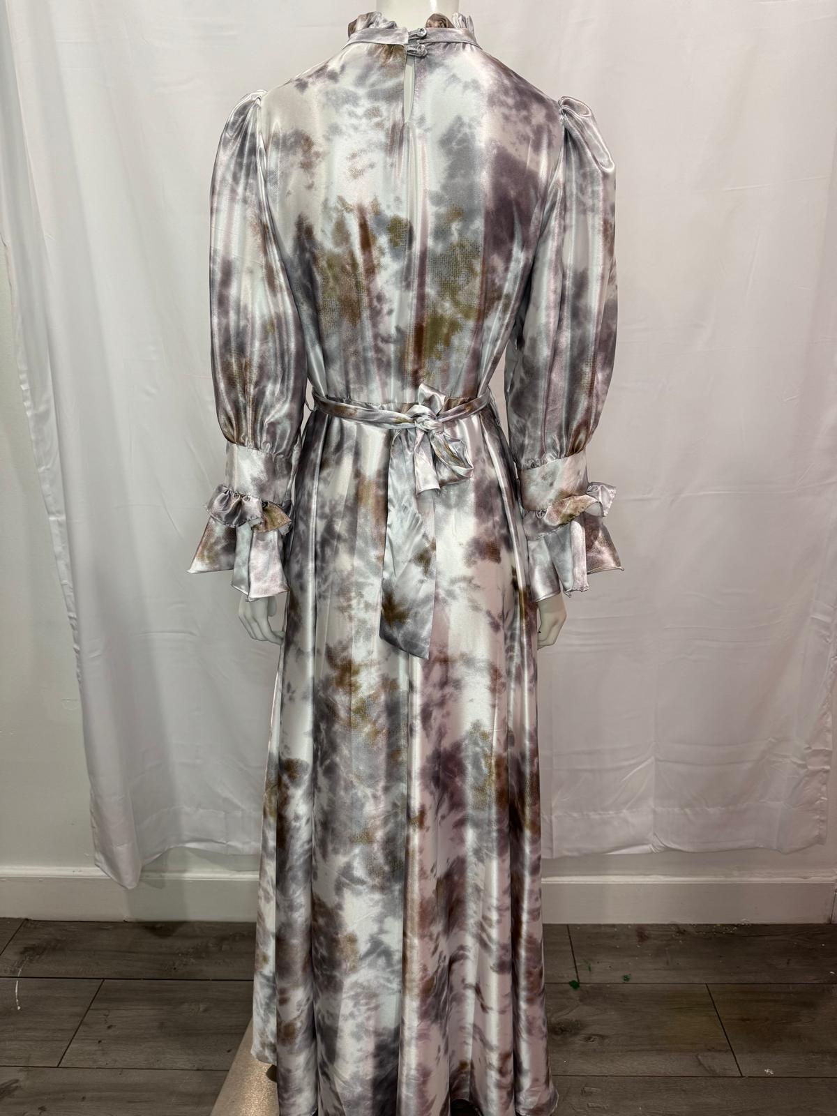 Pattern Evening Dress
