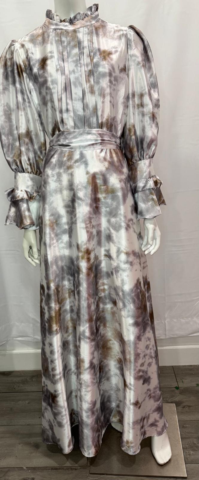 Pattern Evening Dress
