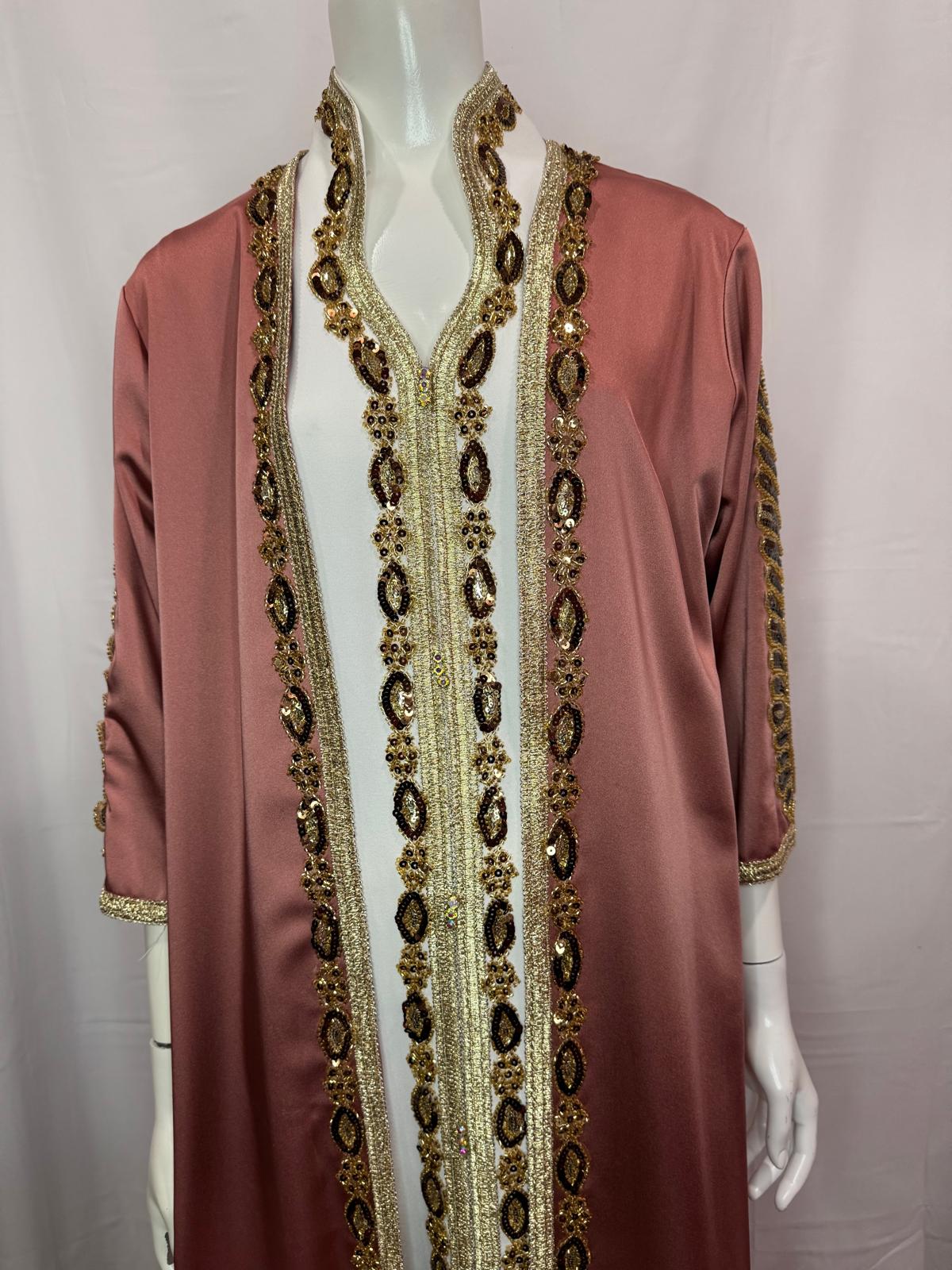 Orange Event Kaftan/Dress 2 pieces