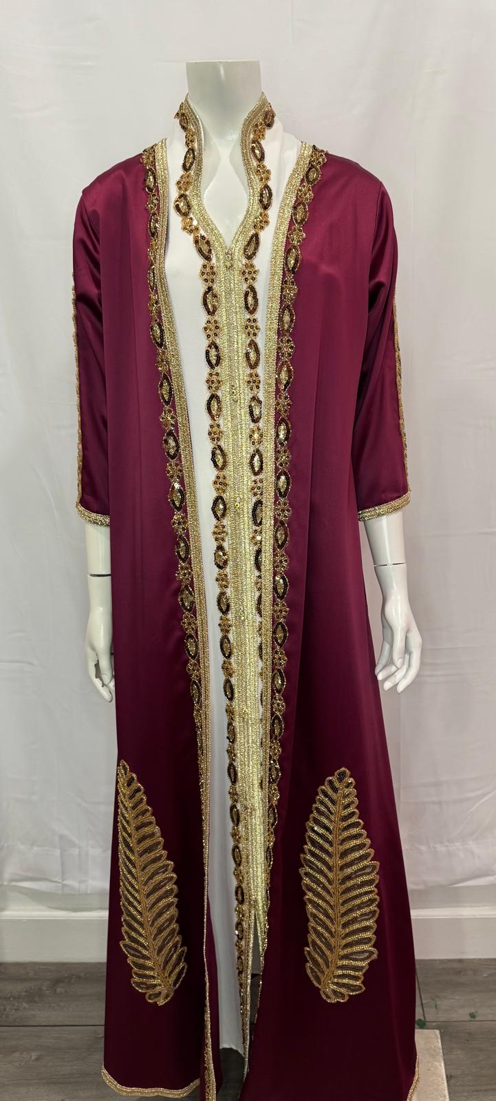 Purple Event Kaftan/Dress 2 pieces