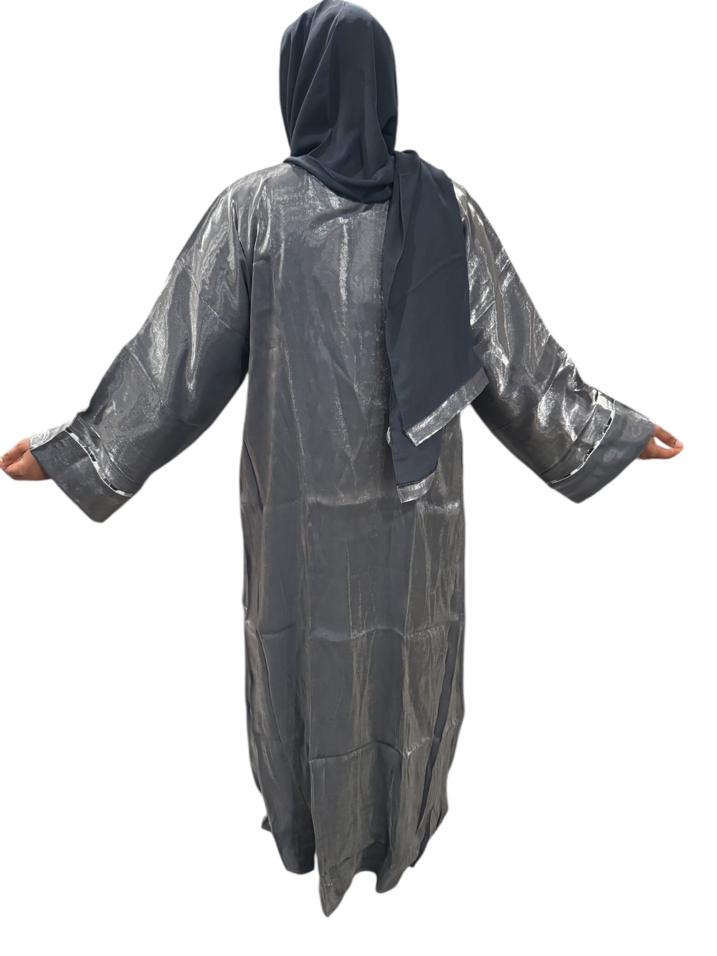 Noura Sheer Overlay Abaya