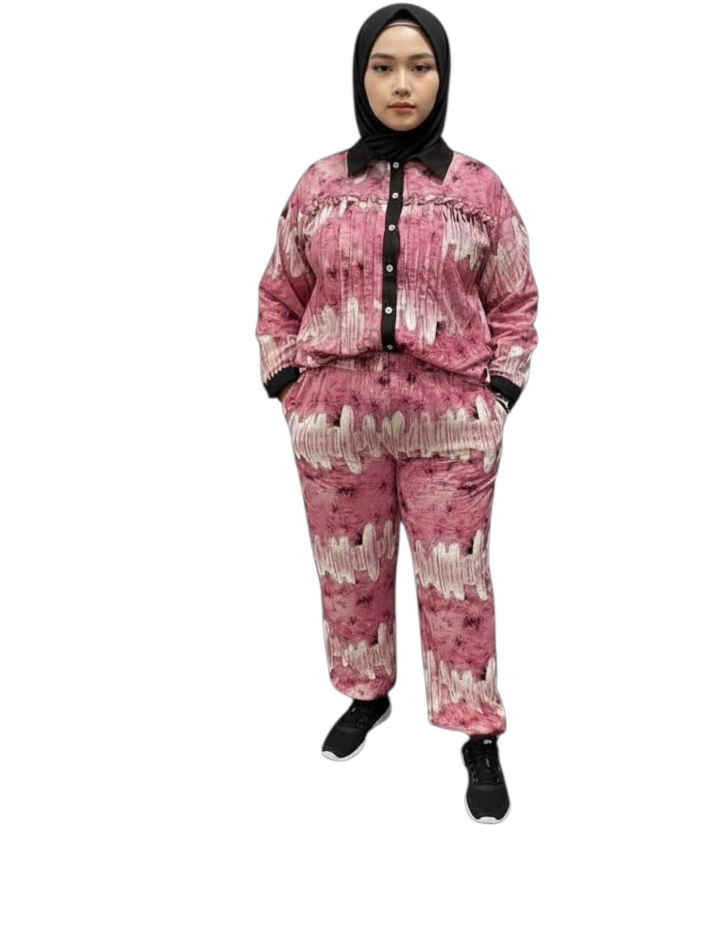 Rose Aura Luxe Tunic Set