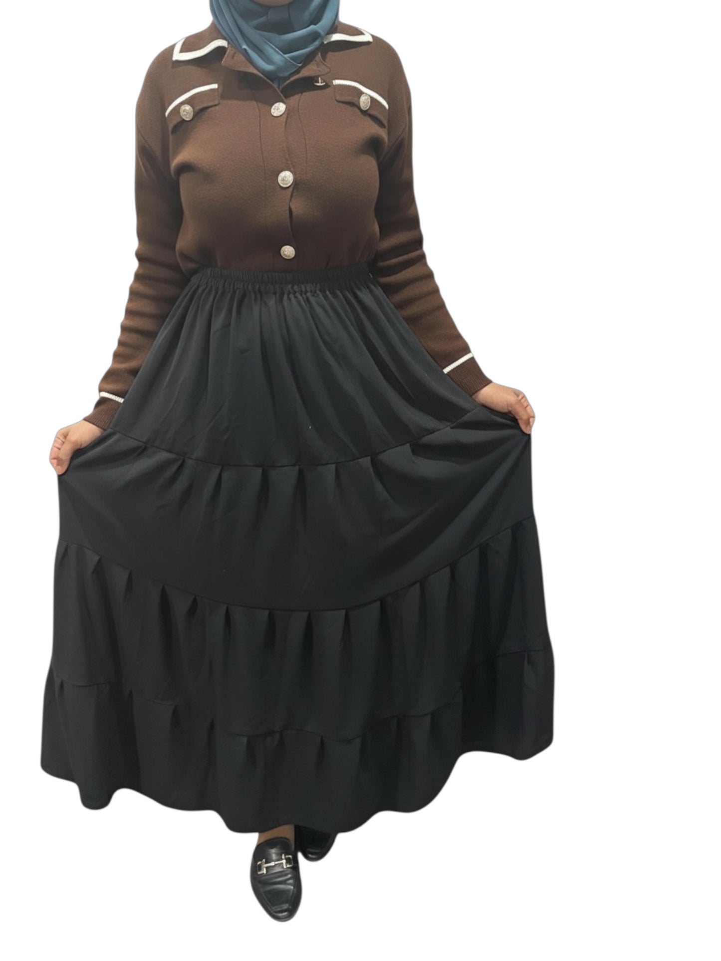 Aurelia Satin Maxi Skirt (Copy)Elegant Flow Tiered Maxi Skirt