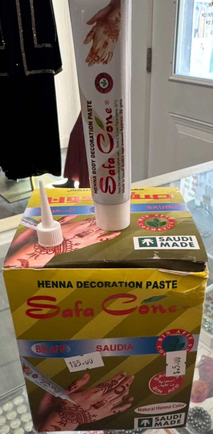 Henna Decoration Paste / Safa Cone