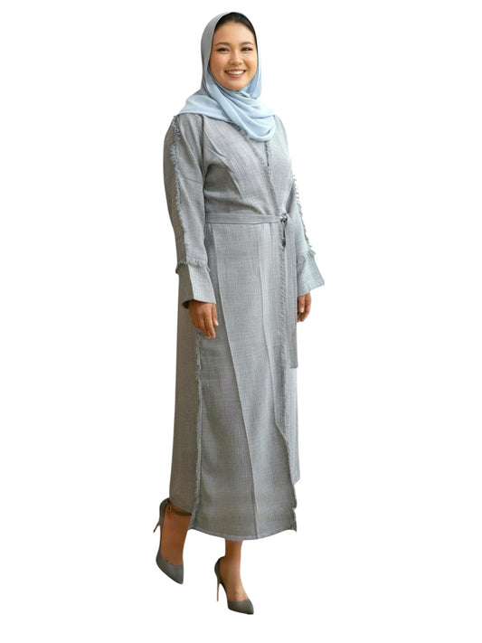 2 sleeves abaya
