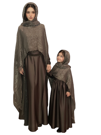 Two-Piece Abaya Adult