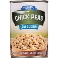 Pampa Low Sodium Chick Peas, 15oz each