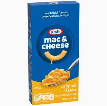 Kraft Original Mac N Cheese Macaroni and Cheese Dinner,Pack of 1