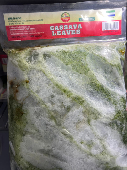 SWEET POTATO LEAVES CUT FROZEN  3 LBS (Copy)