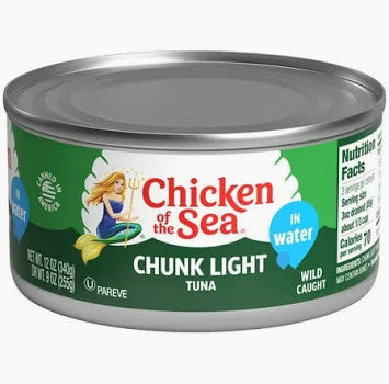 Chicken of the Sea Chunk Light Tuna in Water,7 oz Can
