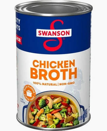 Swanson 100% Natural, Gluten-Free Chicken Broth, 14.5 oz Can