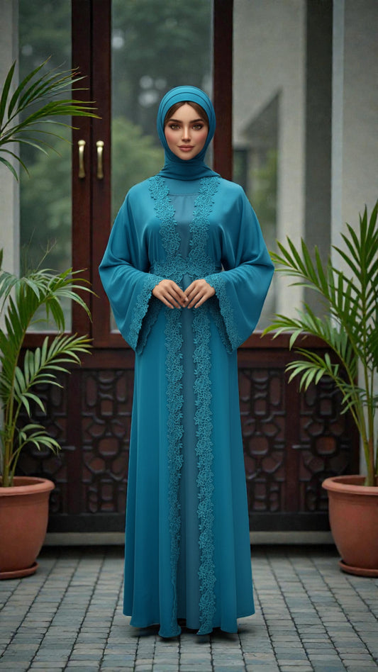 Azure Seraphine Abaya