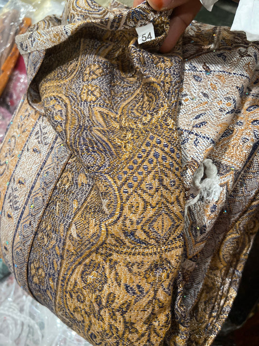 Paisley Open Pashmina Cashmere Abaya SIZE 54