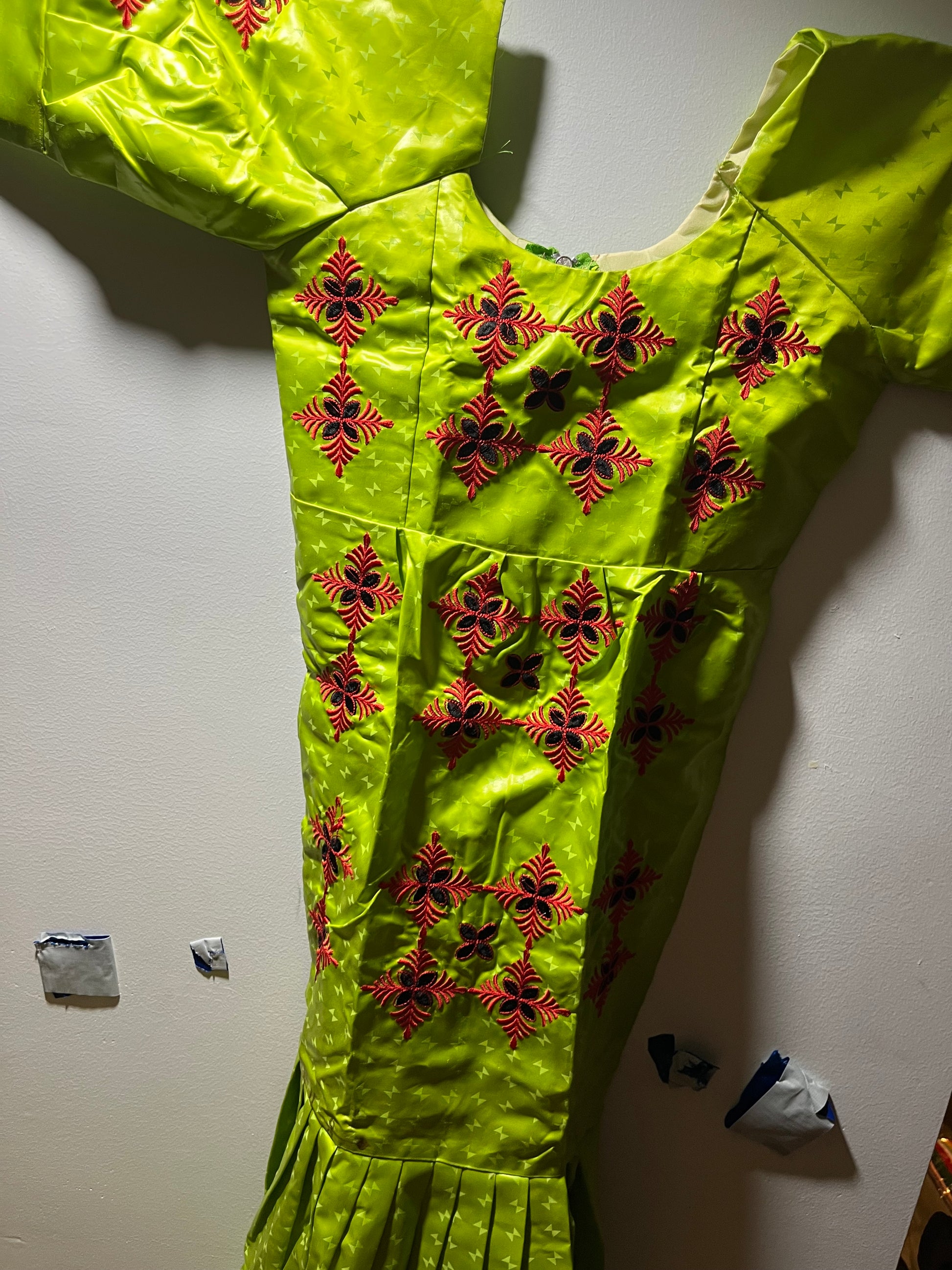 girls bazin dress 4-9years image 1