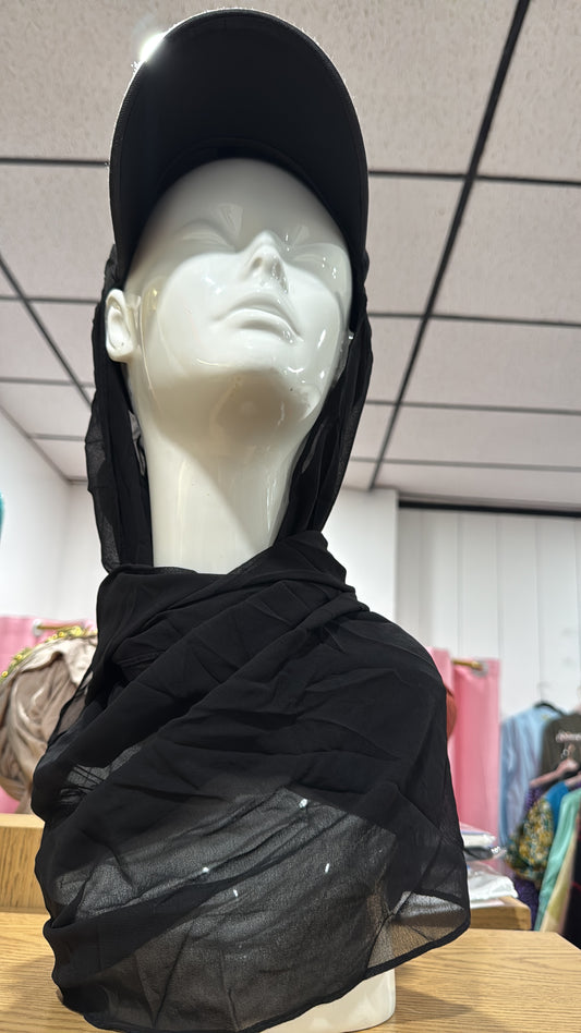 Cap Chiffon Hijab for summer!!