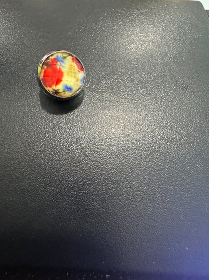 Turkish  Round Magnet Small Pin