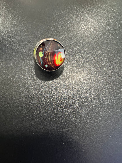 Turkish  Round Magnet Small Pin
