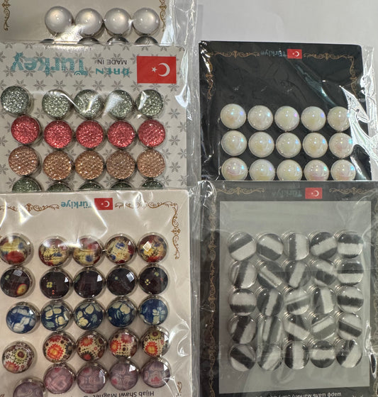 Turkish  Round Magnet Small Pin