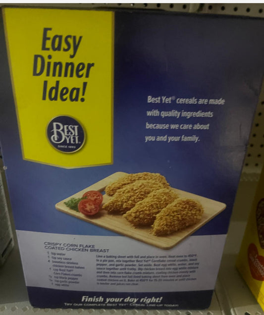 CORN FLAKES BEST YET FOR CKICKEN