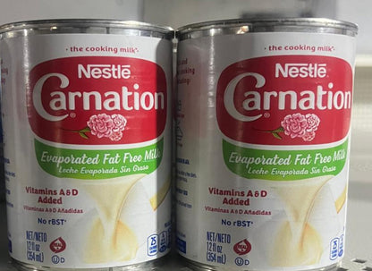 Carnation Fat Free Evaporated Milk
