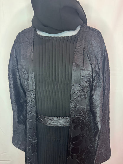 Two-Piece Open Abaya