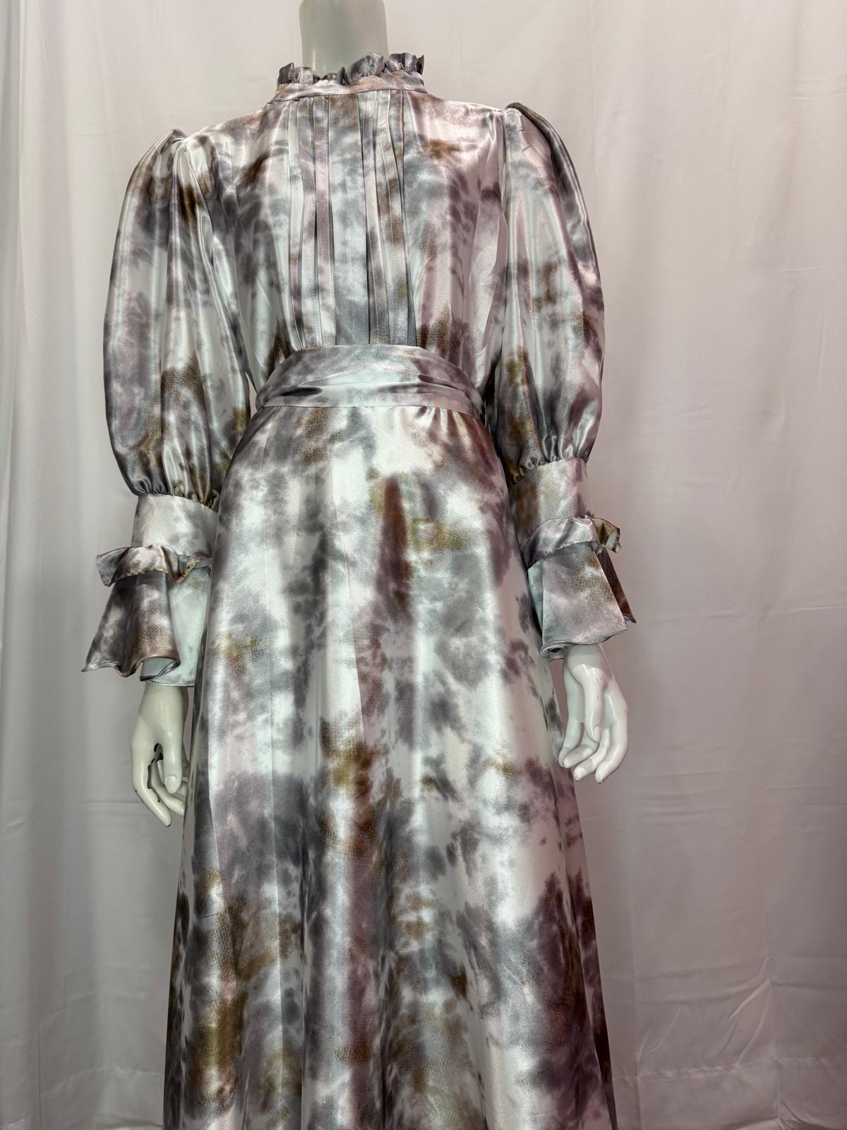 Pattern Evening Dress