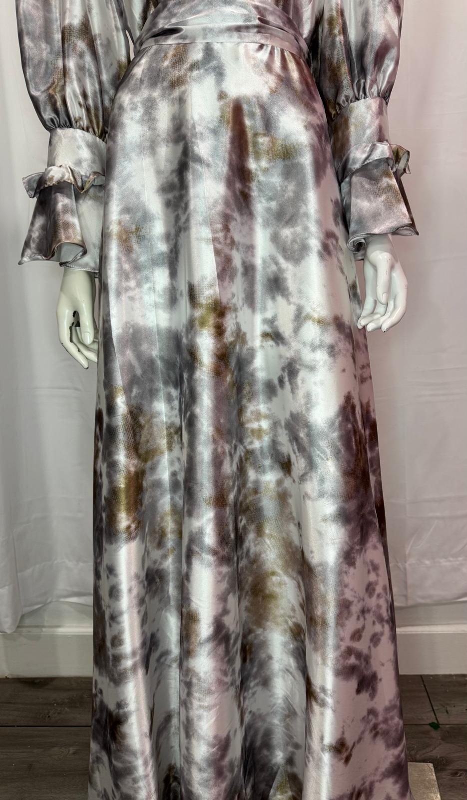 Pattern Evening Dress