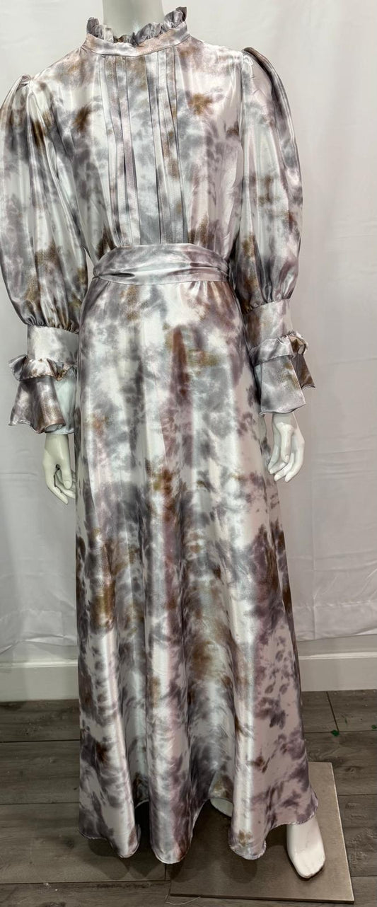 Pattern Evening Dress