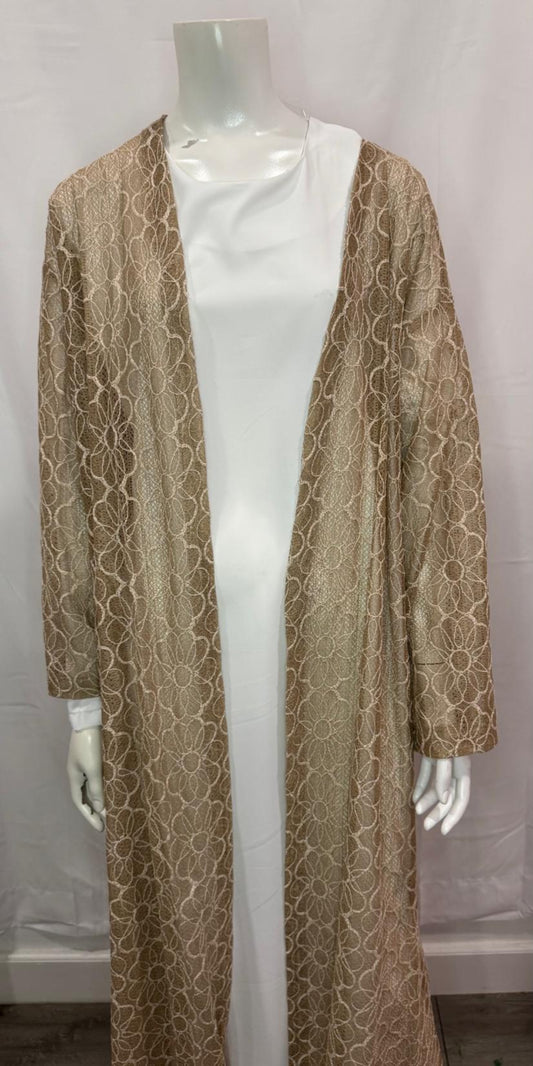 2 Pieces Dentel Kaki