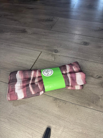 Earth-toned abstract Print Hijab from Turkey