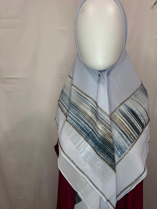 Printed Square Hijab