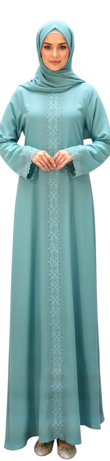 brodery simple abaya