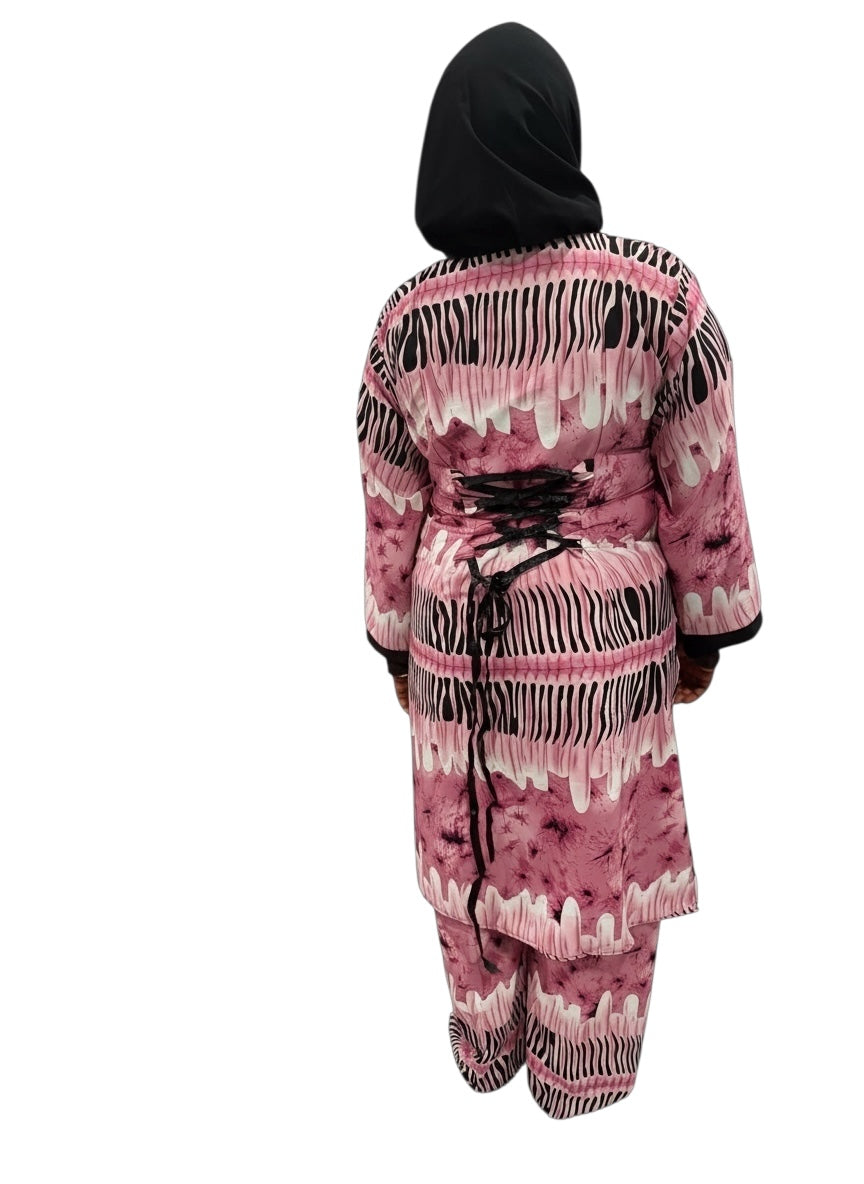 Rose Aura Luxe Tunic Set