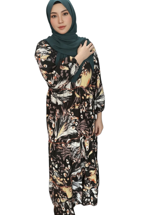 Noor Bloom Elegance Dress and in Max Size