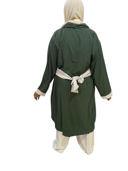 Amina Two-Piece Set – Forest Green