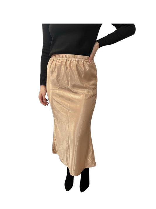 Aurelia Satin Maxi Skirt
