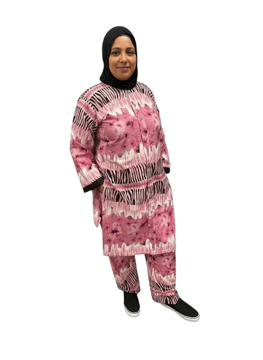 Rose Aura Luxe Tunic Set