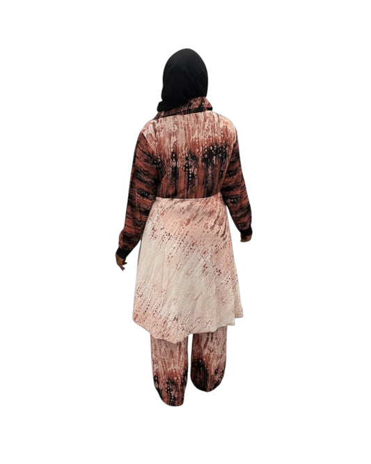 Sahara Bloom Luxe Tunic Set