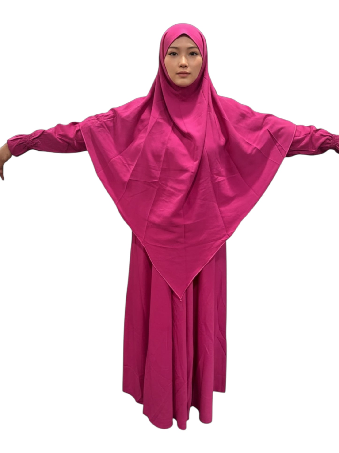 Zahra Elegance Cape Abaya Set