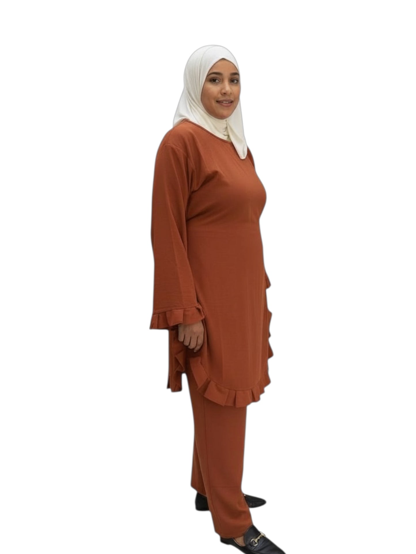 Saffron Noir Printed Tunic Set (Copy)