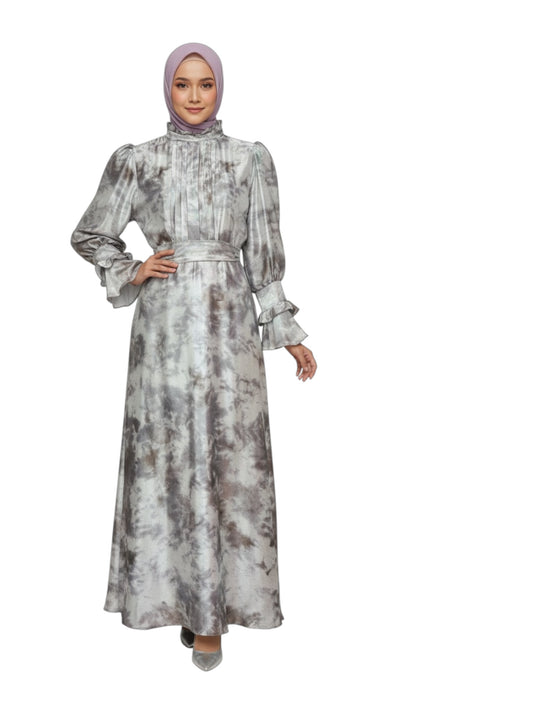 Pattern Evening Dress