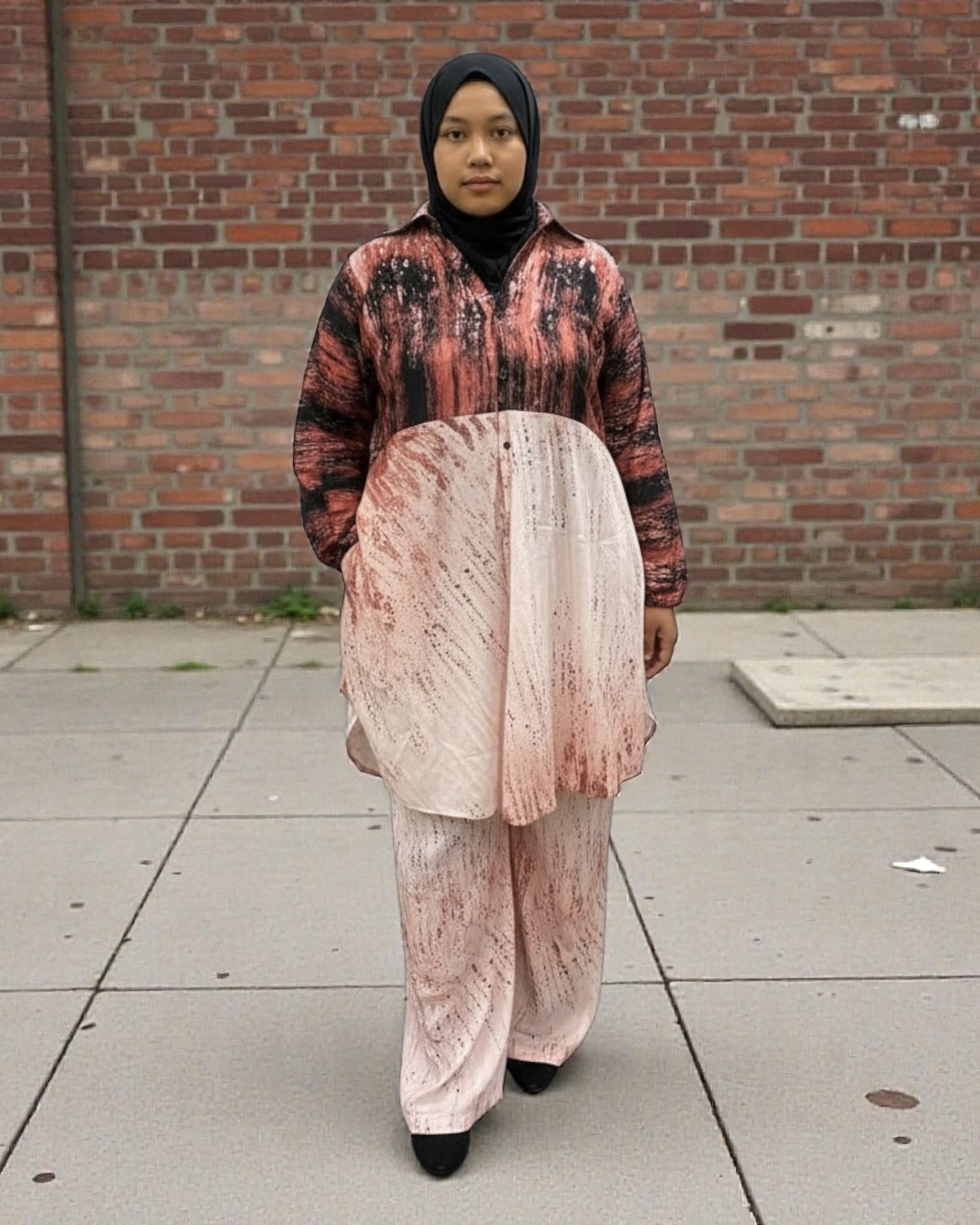 Sahara Bloom Luxe Tunic Set